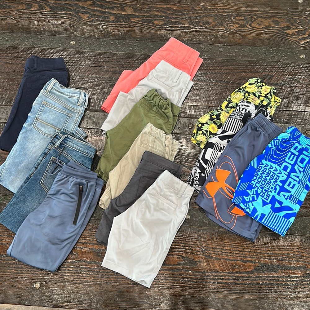 Kids shorts and pants bundle. 6-7